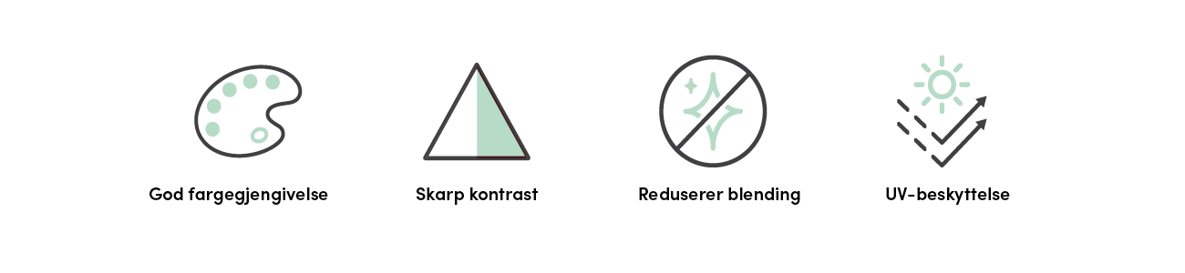 Fordeler med solbrilleglass